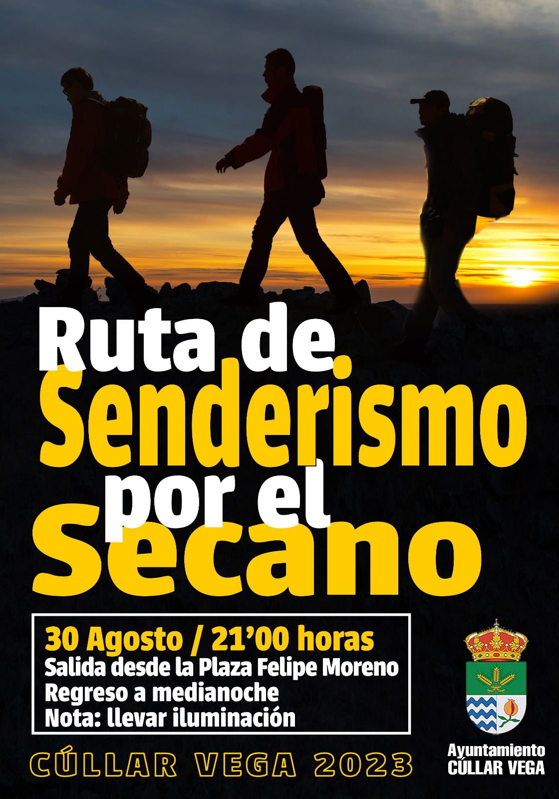 Ruta de senderismo por el secano - miércoles 30 de agosto