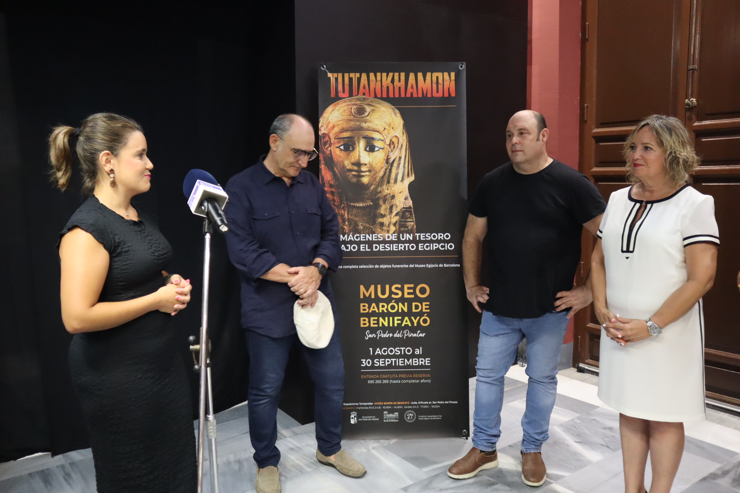 “Tutankhamon. Un tesoro bajo el desierto egipcio” más de 100 piezas originales en el Museo Barón de Benifayó