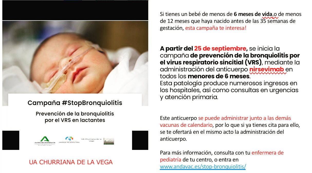 Campaña "Stop Bronquiolitis" - Ayto. Cúllar Vega