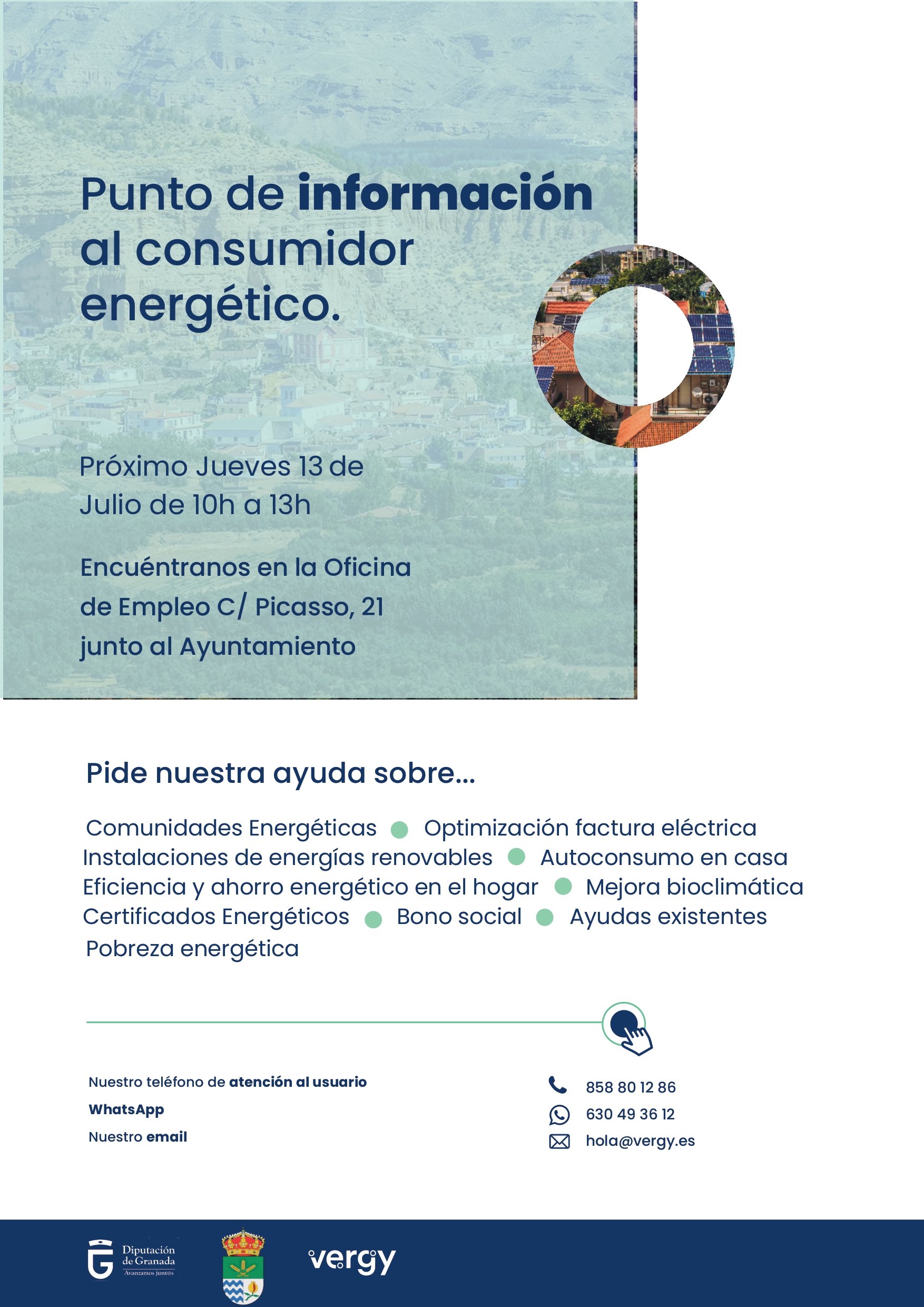 Citas de Asesoramiento Energético para el cuarto trimestre de 2023