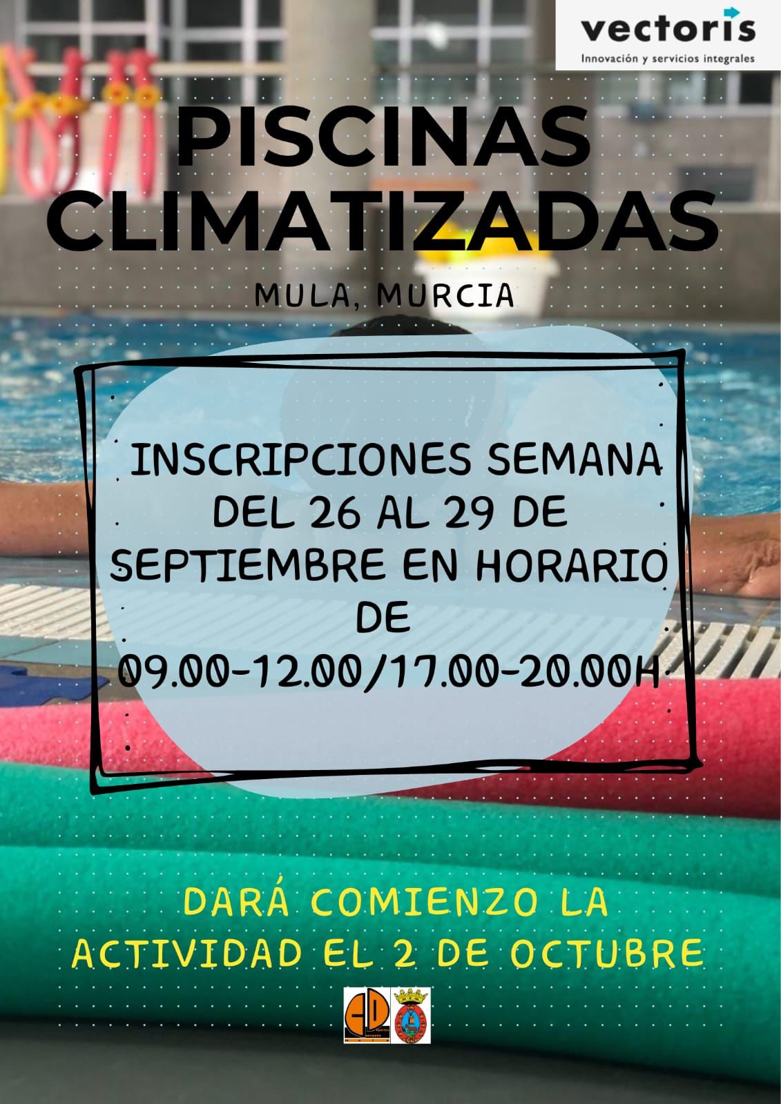 DEPORTES| Inscripciones para las piscinas climatizadas: del 26 al 29 de septiembre