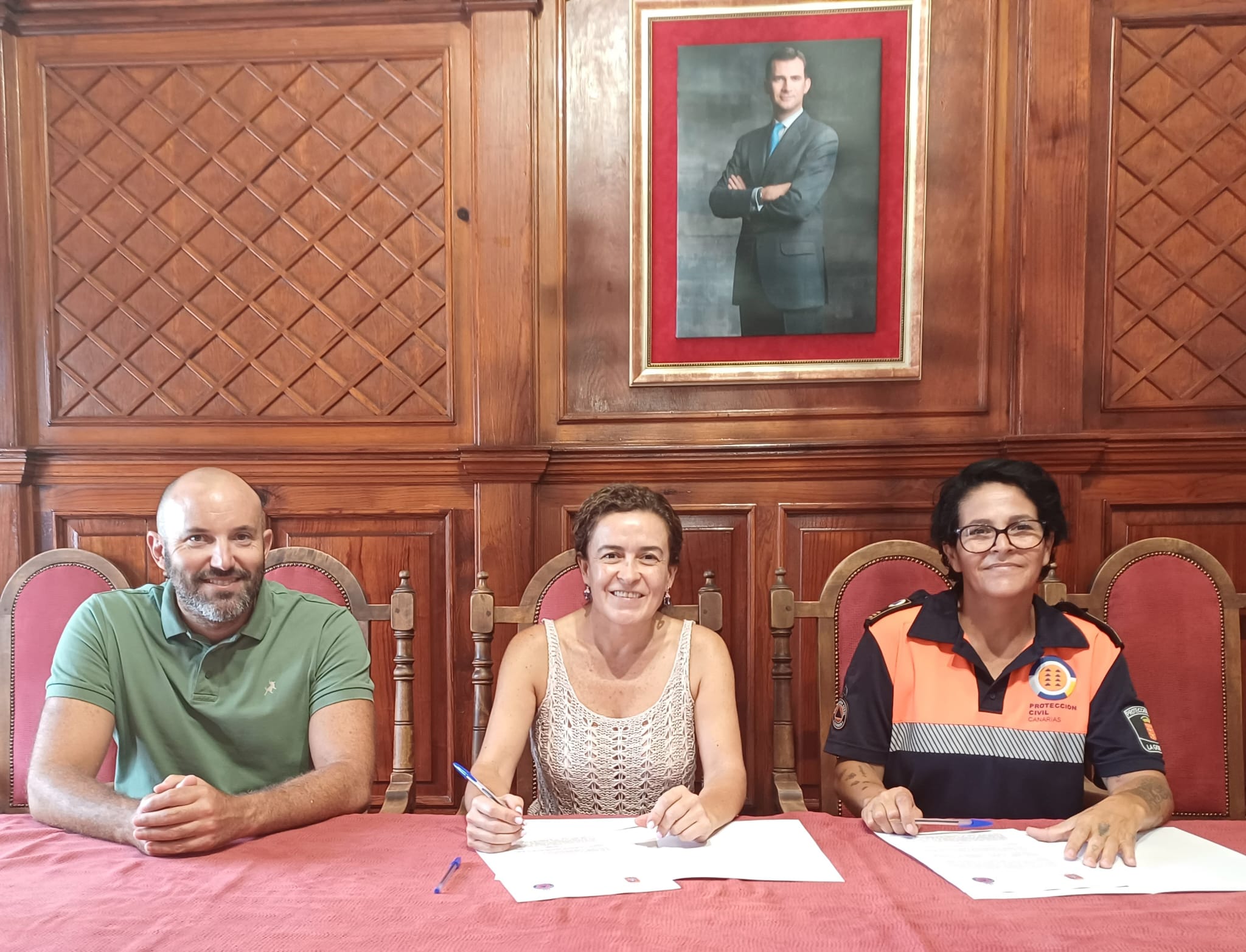 El Ayuntamiento de San Sebastián y Protección Civil La Gomera renuevan su convenio de colaboración