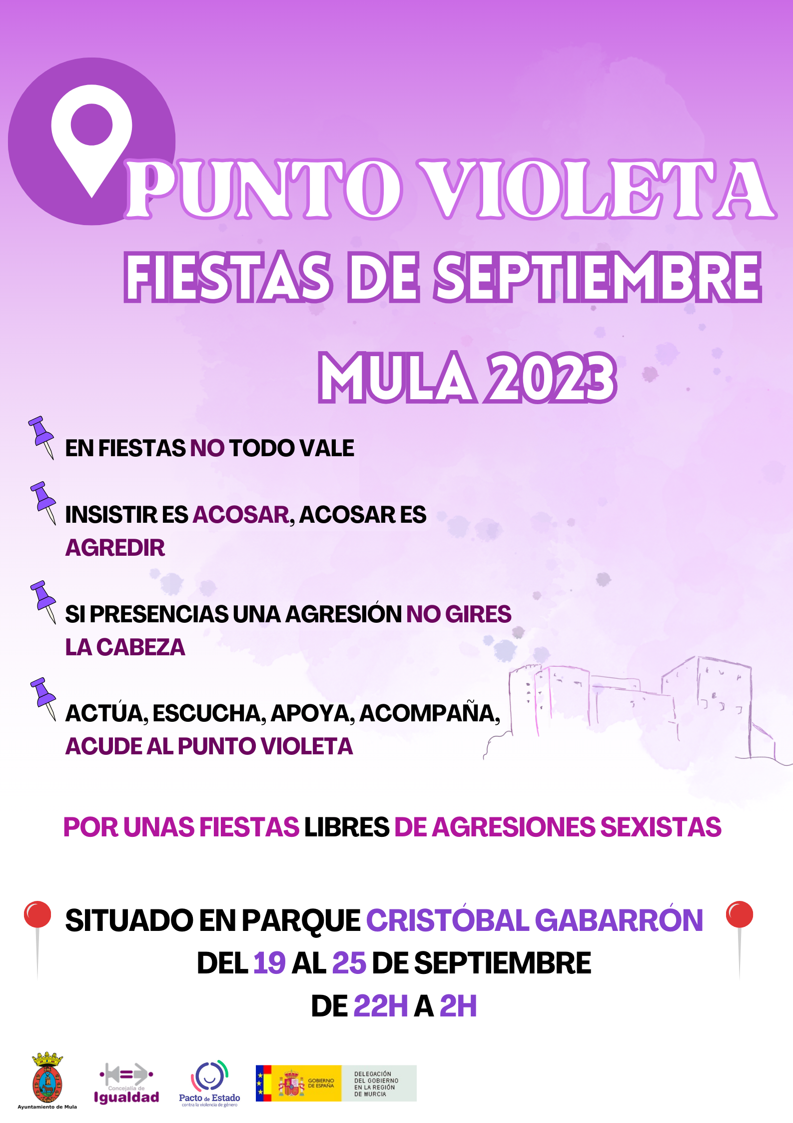 IGUALDAD| Punto Violeta en la Feria y Fiestas de Septiembre 2023