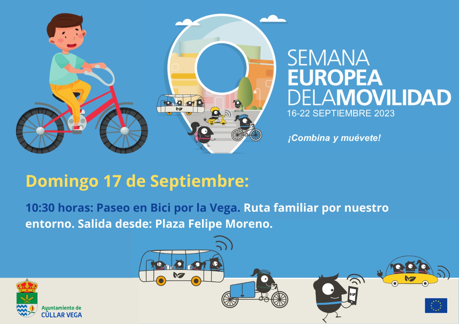 Paseo en bici por la Vega – Semana Europea de la Movilidad