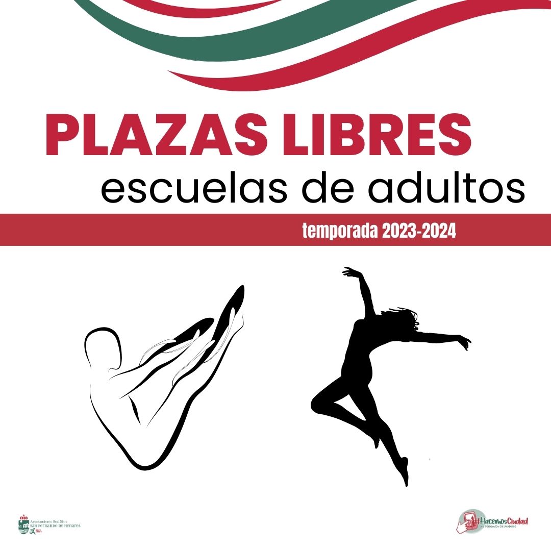 Plazas libres 'Escuelas de Adultos Deportivas' 2023/2024
