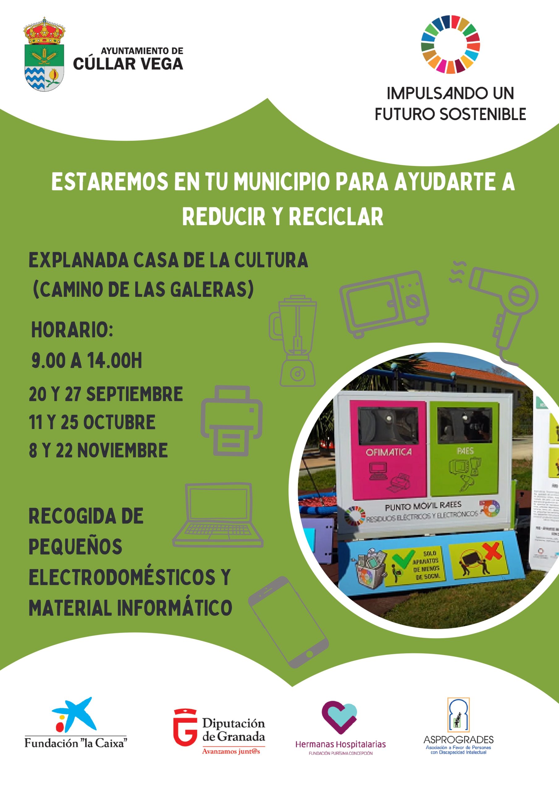 Punto Limpio Móvil de septiembre a noviembre de 2023
