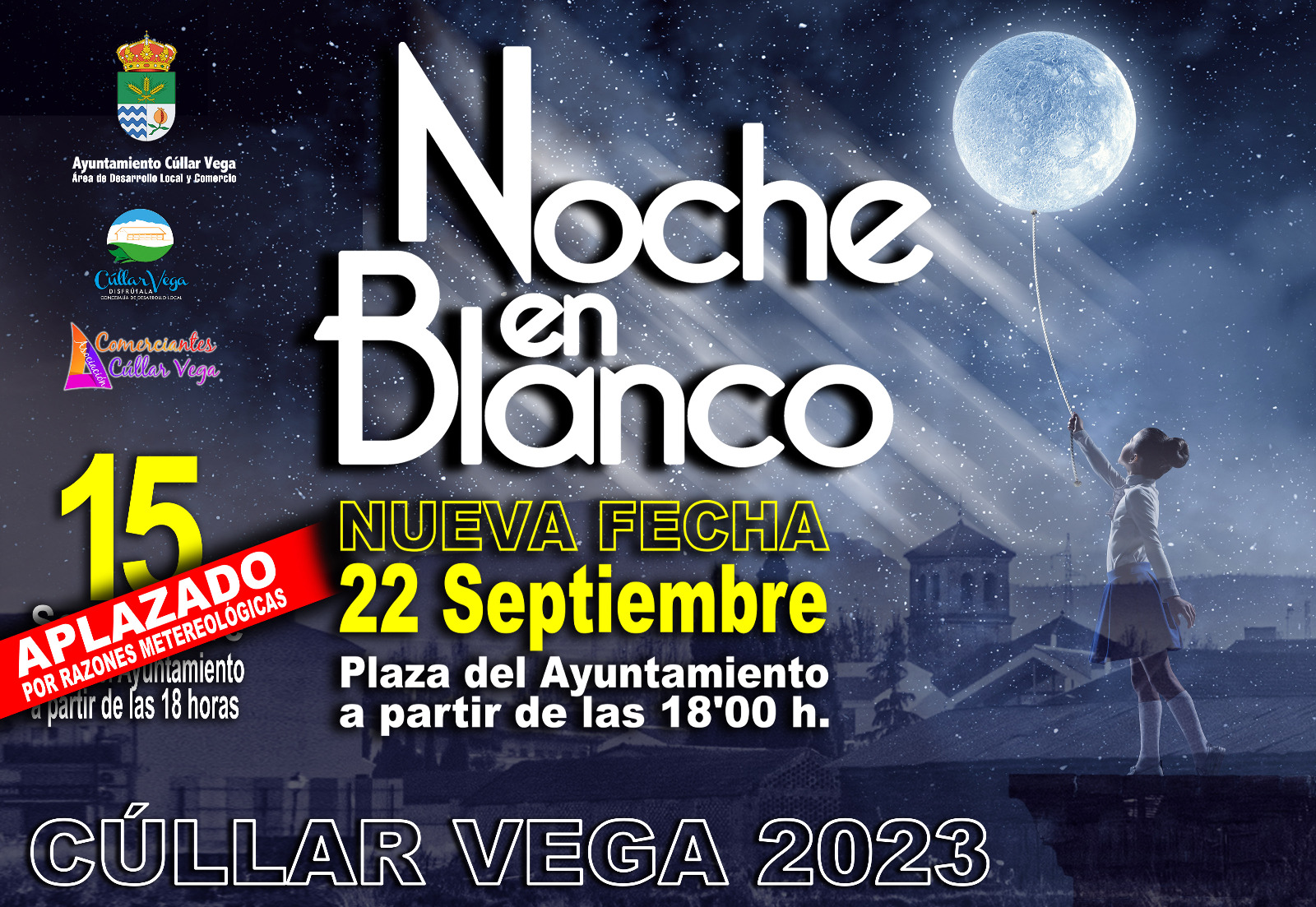 Se aplaza la Noche en Blanco al 22 de septiembre