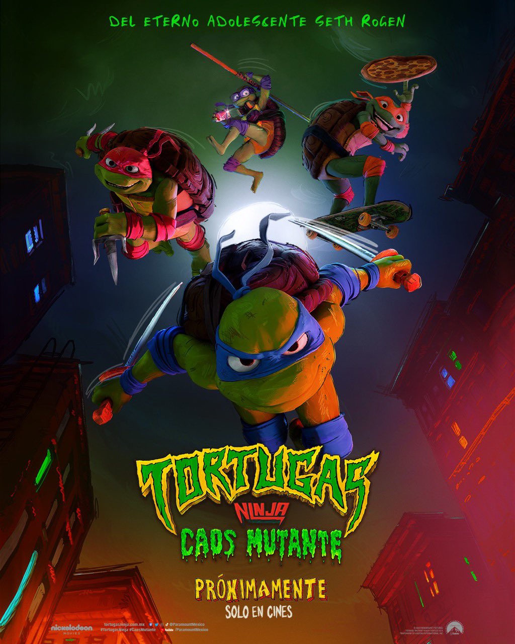 CULTURA | Cine: "Tortugas Ninja: caos mutante" - 7, 8 y 9 de octubre