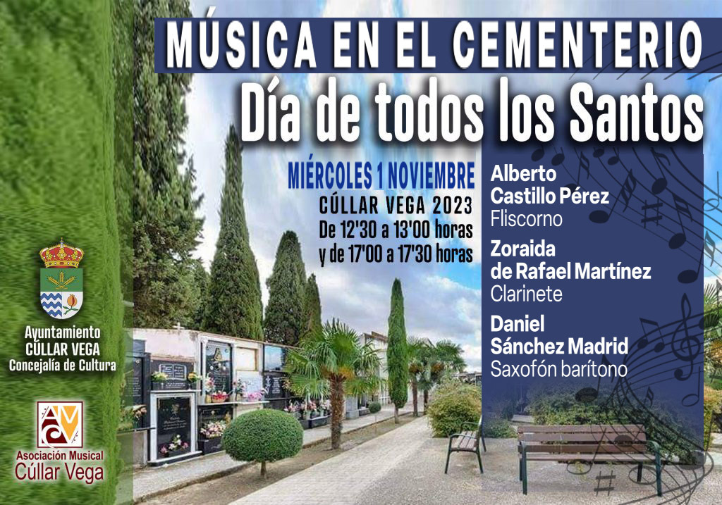 Música de cámara en el cementerio de Cúllar Vega con motivo del Día de Todos los Santos