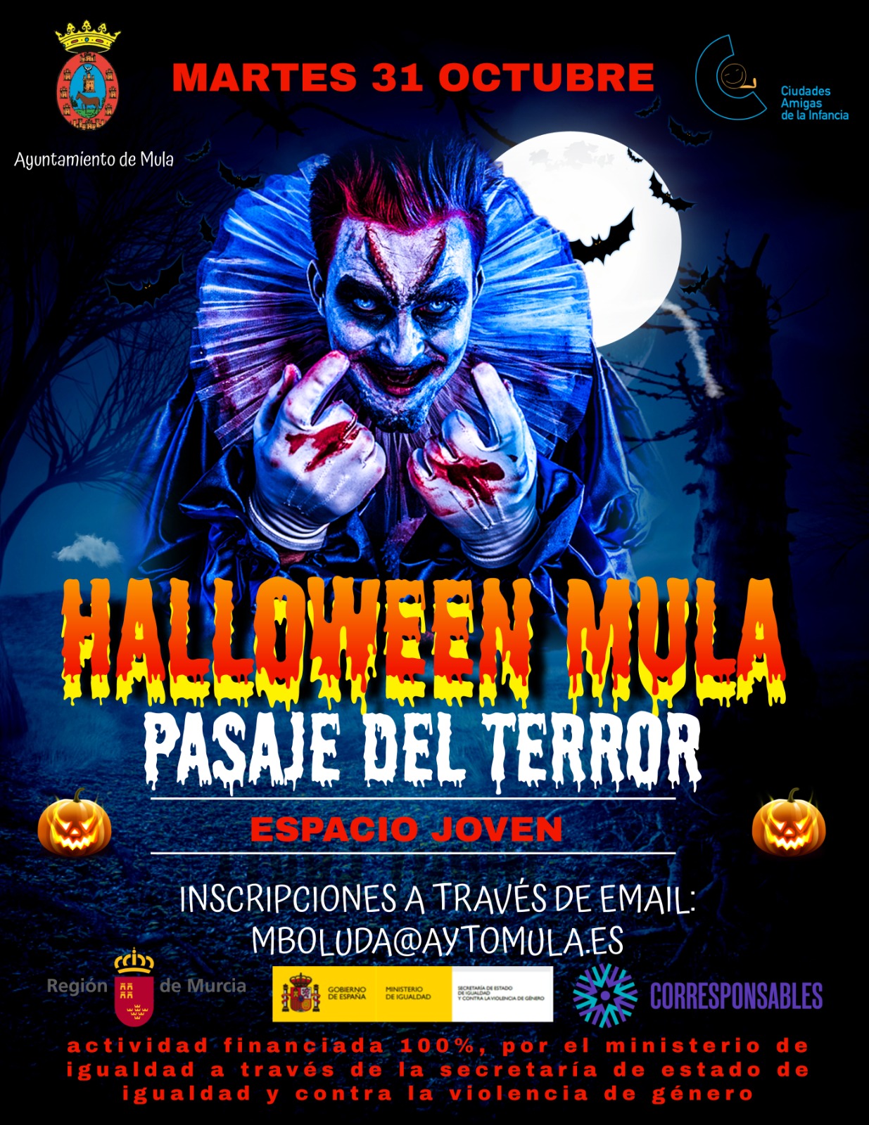 PLAN CORRESPONSABLES| Pasaje del terror en Halloween