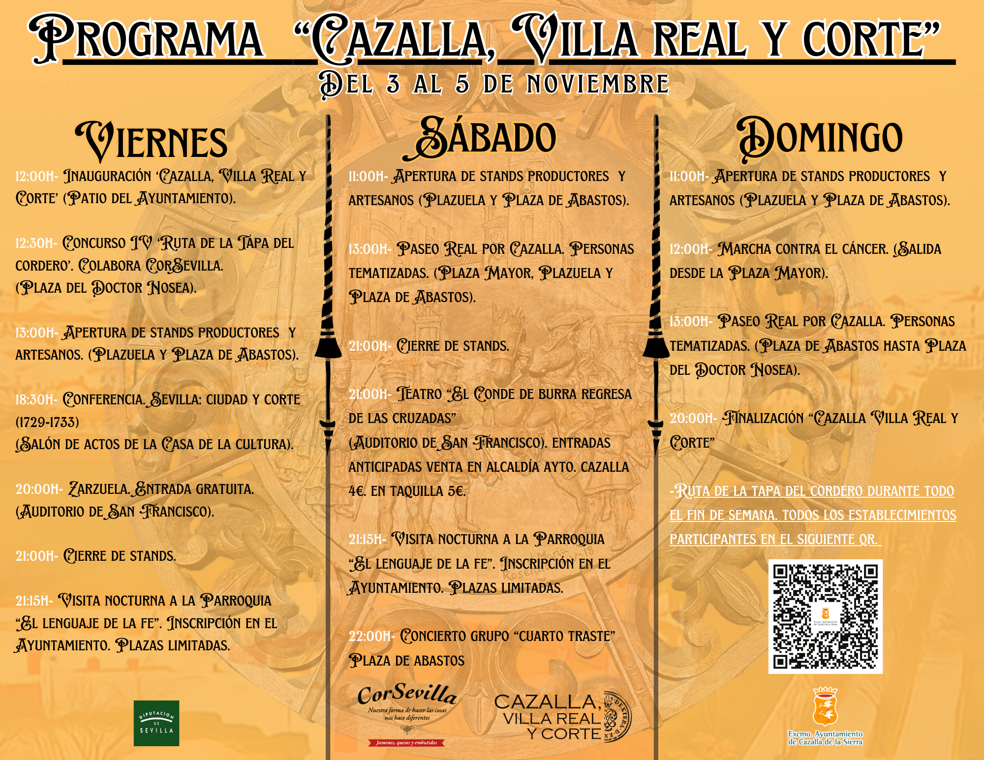 PROGRAMA «CAZALLA, VILLA REAL Y CORTE».
