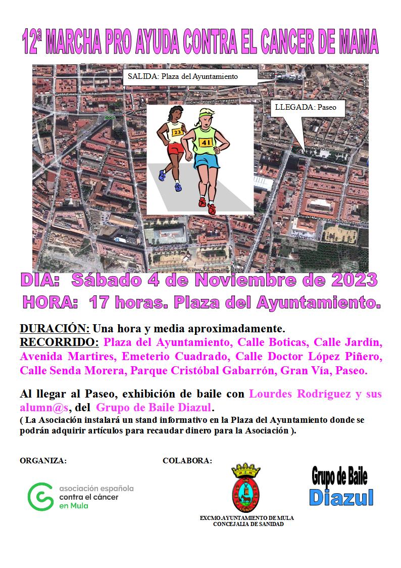 SANIDAD| 12ª Marcha Pro Ayuda Contra el Cáncer de Mama - 4 de noviembre