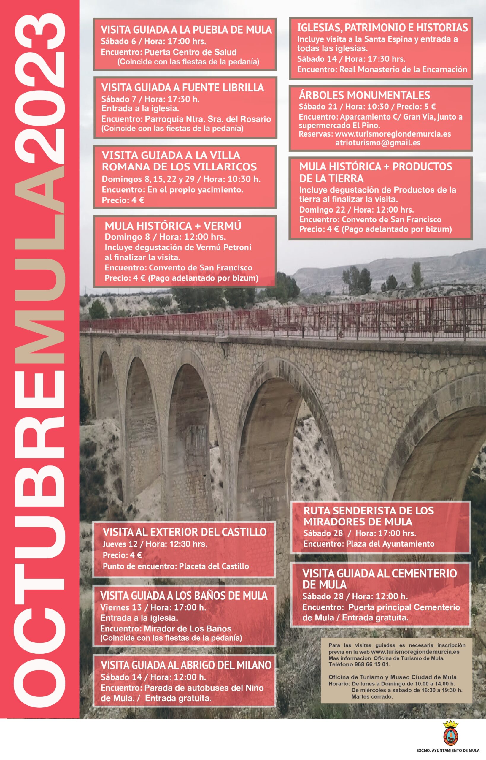 TURISMO| Programa de actividades de octubre