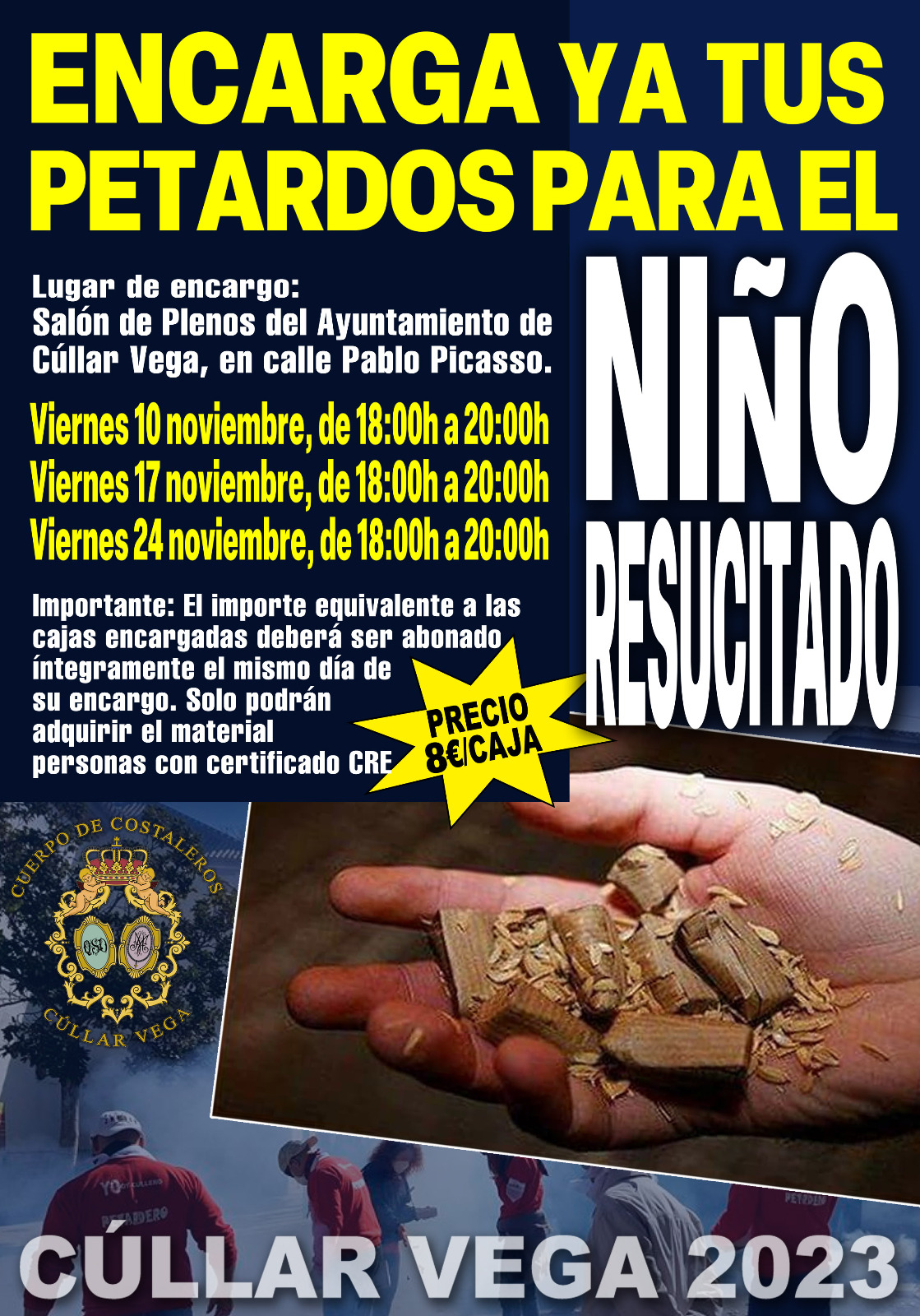 Encarga ya tus Petardos para el Niño Resucitado 2024