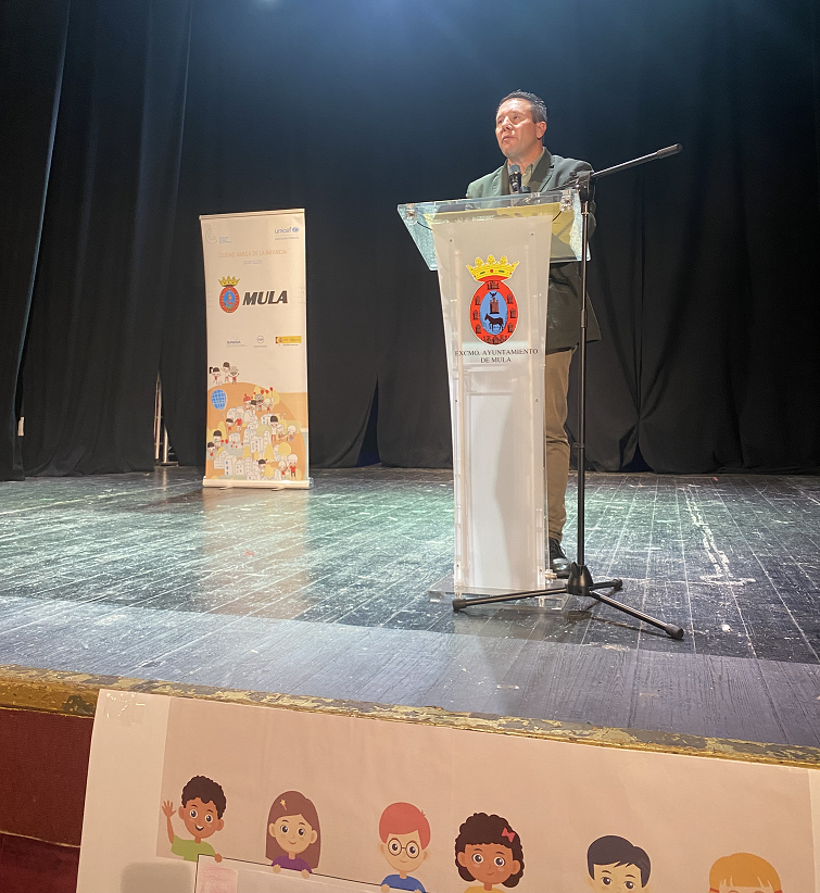 INFANCIA | Celebrado el día mundial del niño con la asistencia de todos los centros de enseñanza de Mula y Pedanías, con la presencia del Alcalde, Juan Jesús Moreno