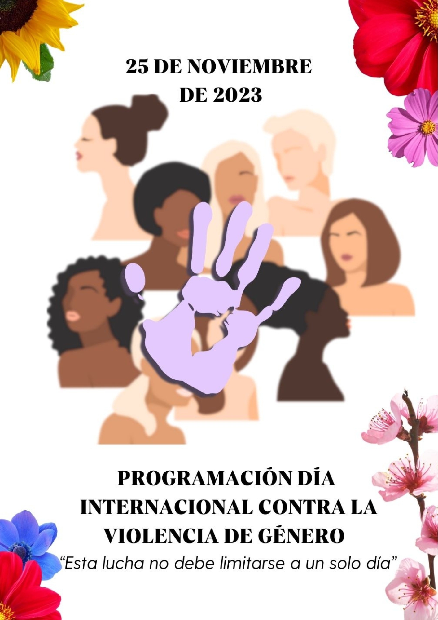 La Concejalía de Mujer e Igualdad publica la programación especial del 25-N, con motivo del Día Internacional contra la Violencia de Género