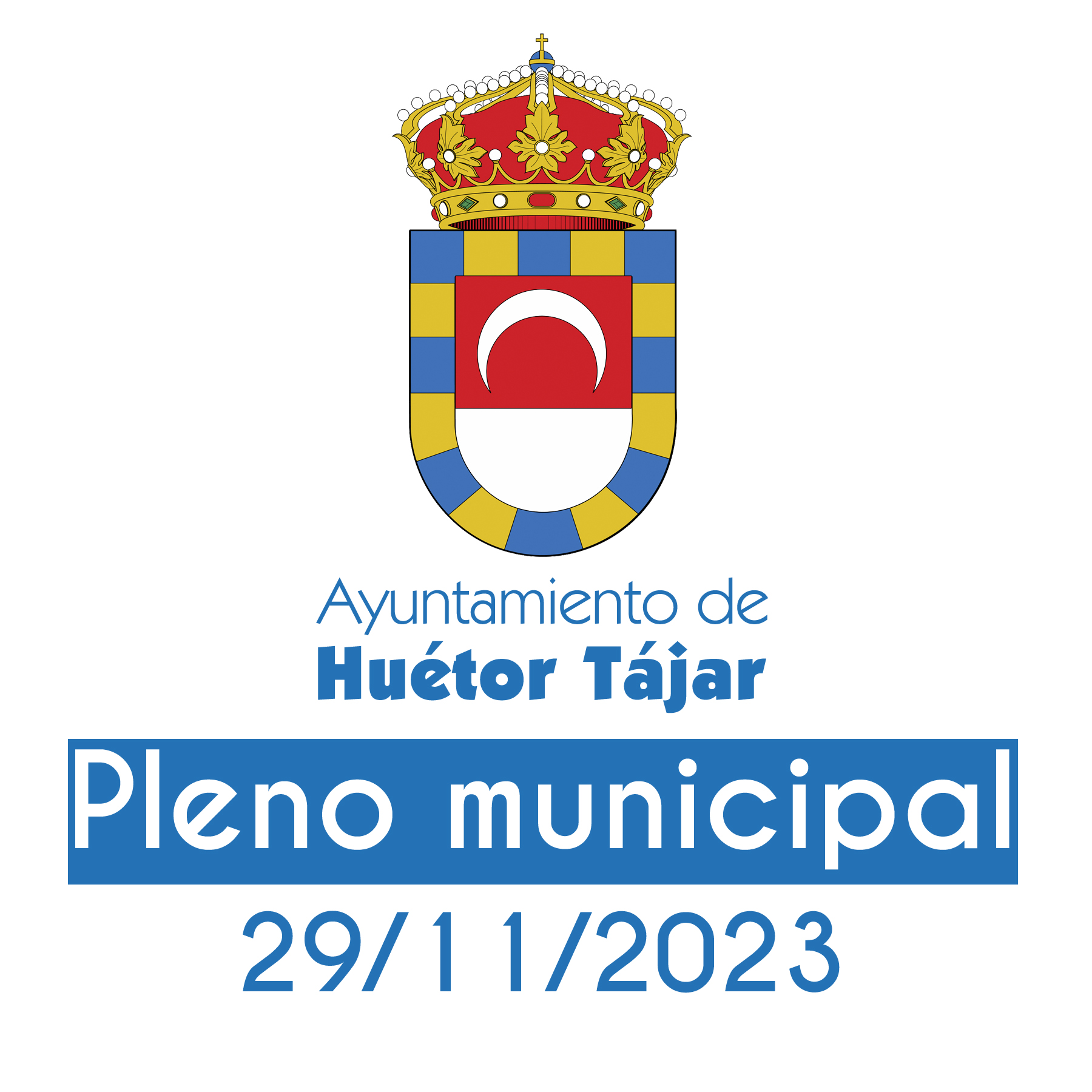Pleno ordinario del Ayuntamiento de Huétor Tájar el 29 de noviembre de 2023