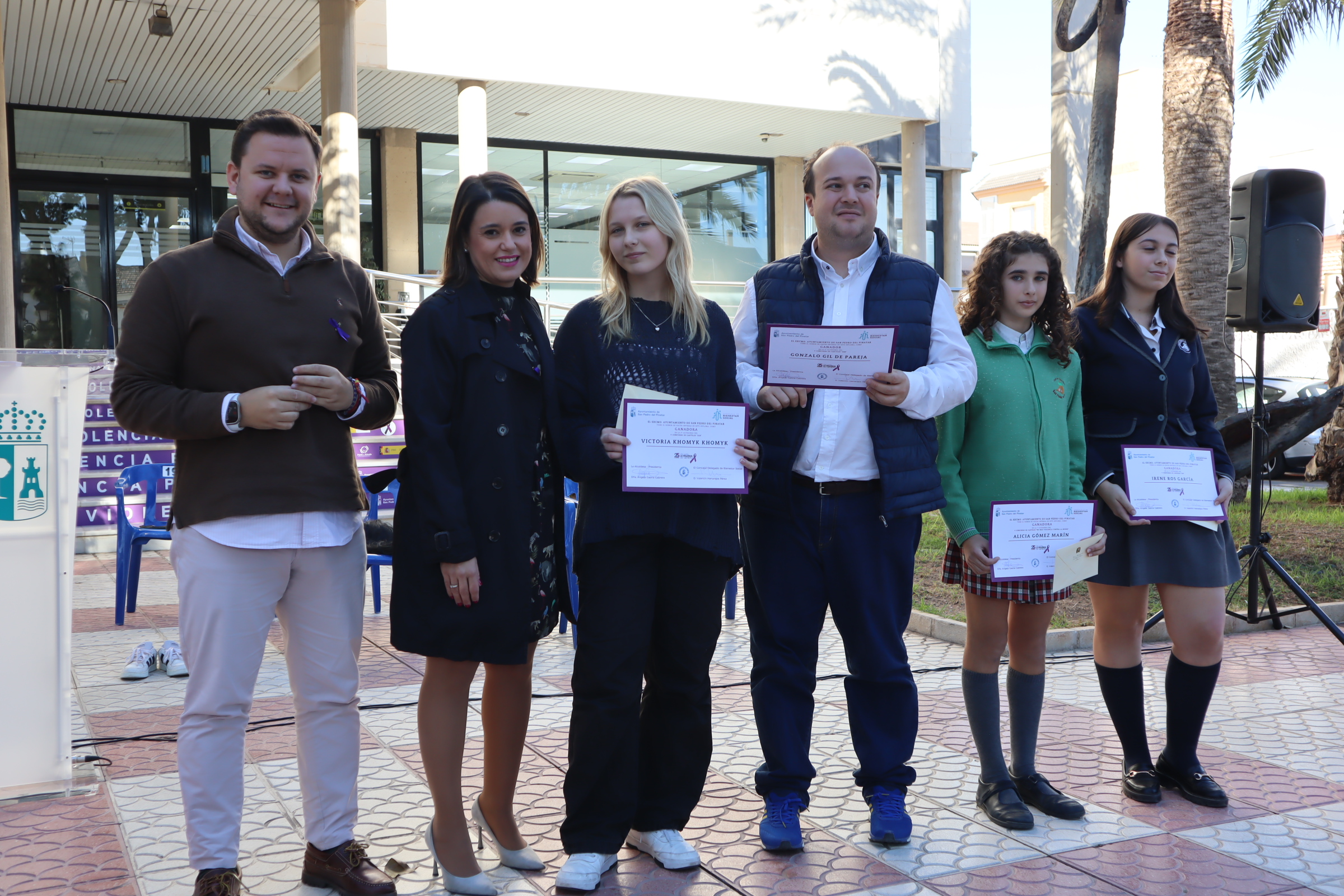 San Pedro del Pinatar se suma a los actos del Día Internacional para la Eliminación de la violencia contra las mujeres