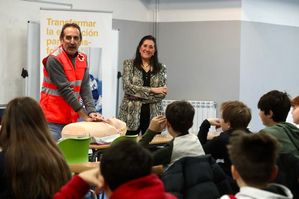 El Ayuntamiento de Zaragoza lleva los primeros auxilios a los escolares de la ciudad. Noticia. Ayuntamiento de Zaragoza