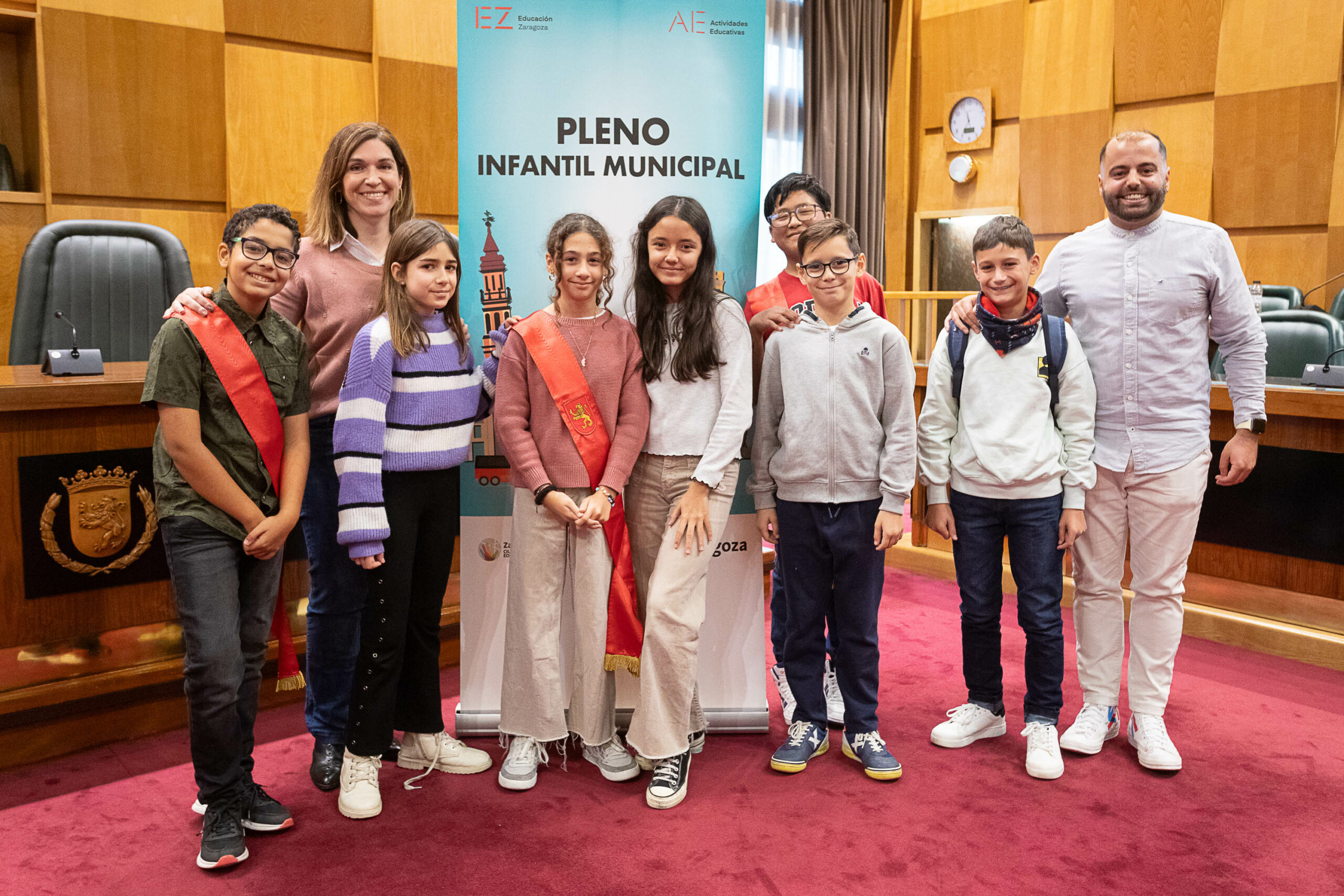 El Pleno Infantil de Zaragoza reivindica el fomento de actividades relacionadas con la cultura. Noticia. Ayuntamiento de Zaragoza