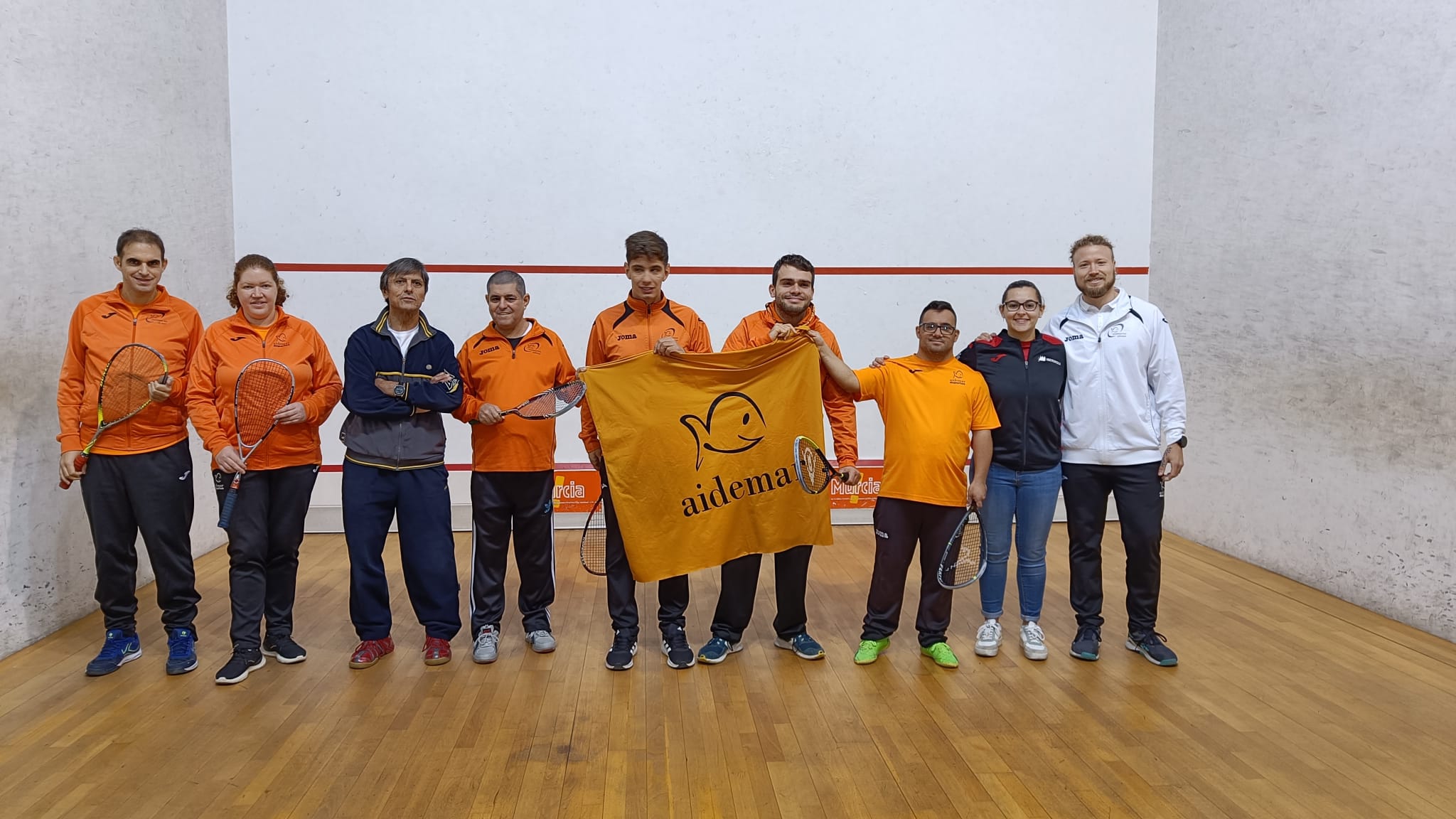 El pinatarense Pablo Elías Martínez se alza con el campeonato de España de squash inclusivo