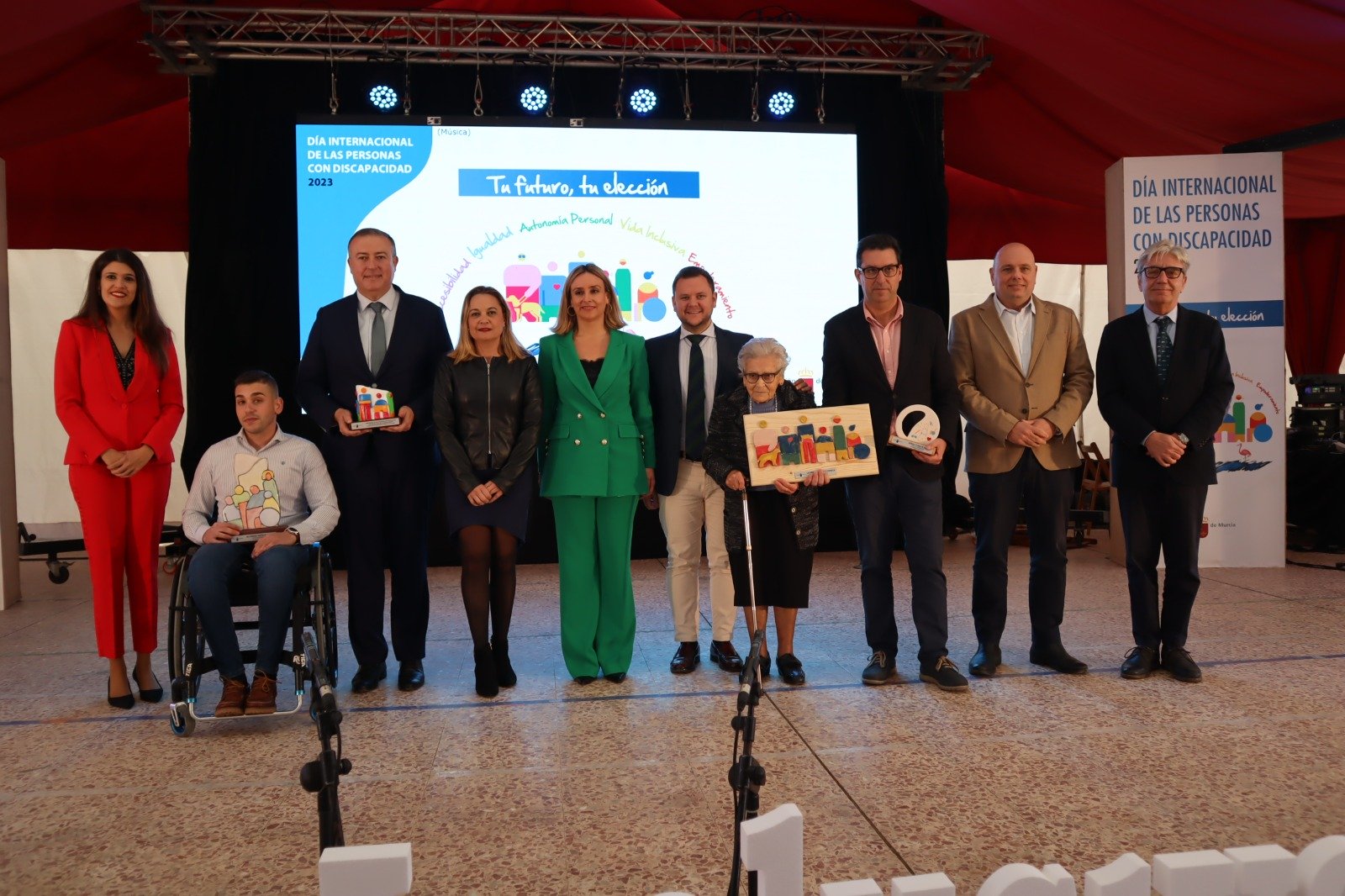 La gala anual de los Premios de la Discapacidad se ha celebrado en San Pedro del Pinatar