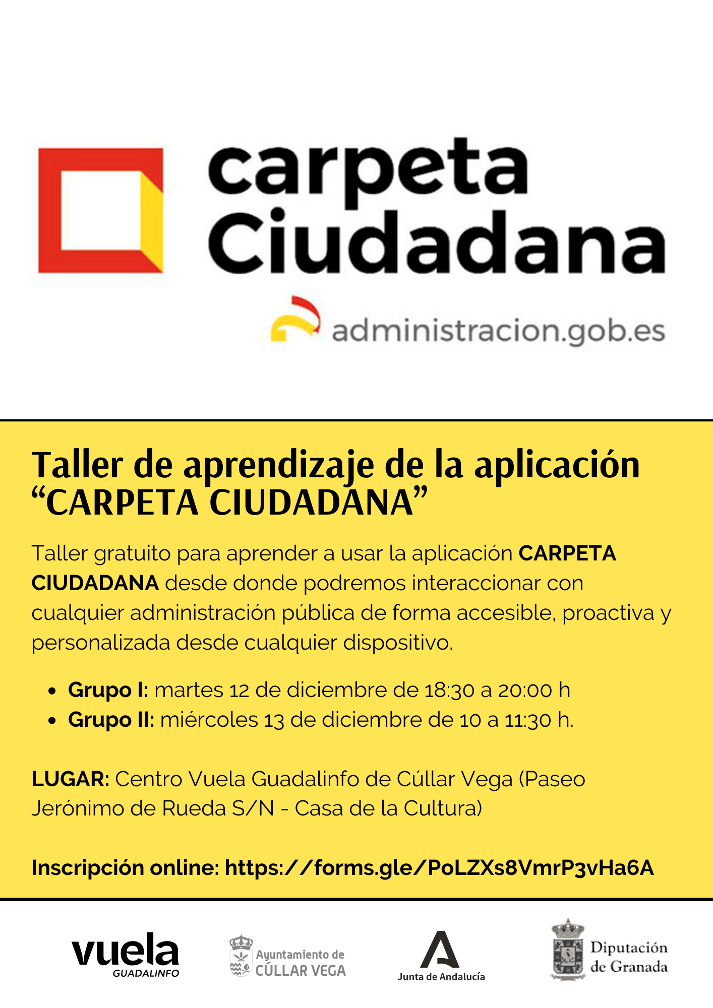 Taller de aprendizaje de la aplicación Carpeta Ciudadana