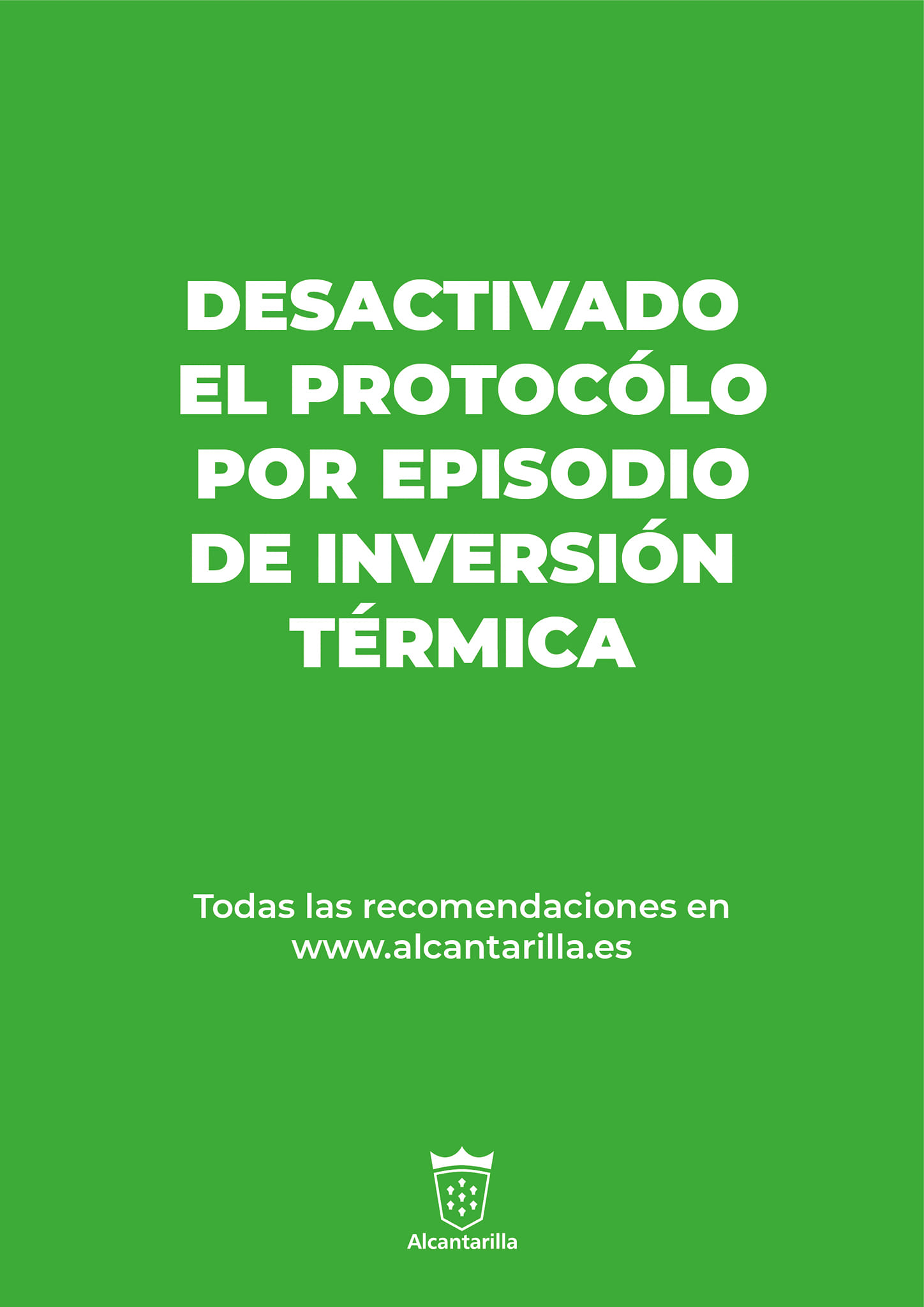 Desactivado el protocolo de actuación por contaminación atmosférica