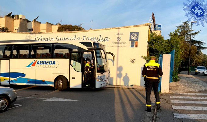 La Policía Local inicia este lunes una campaña de control del transporte escolar. Noticia. Ayuntamiento de Zaragoza