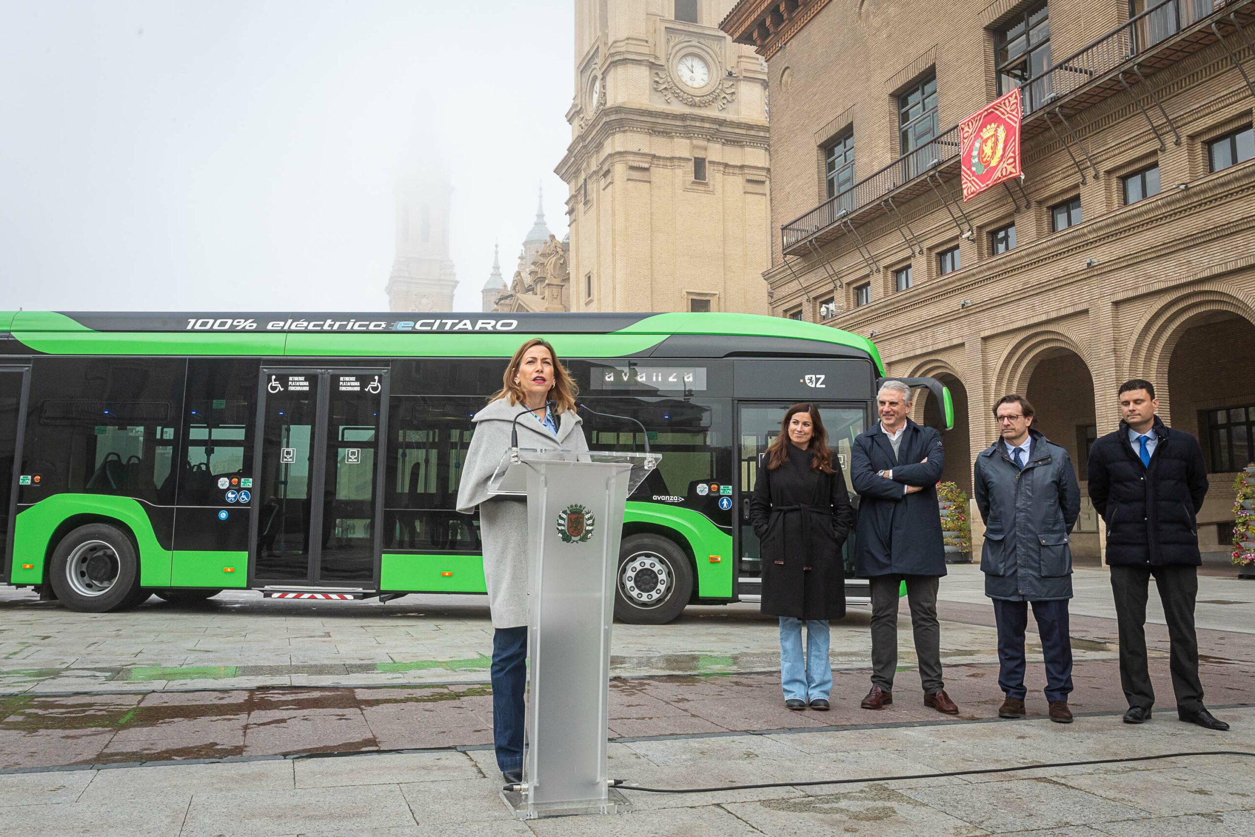 La flota de autobuses urbanos de Zaragoza contará con 40 autobuses 100% eléctricos del modelo Mercedes-Benz eCitaro. Noticia. Ayuntamiento de Zaragoza