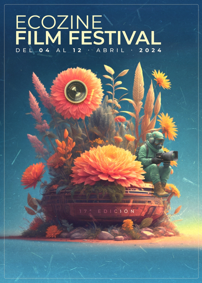 'Bio Futuro', del chileno Felipe Zúñiga (Pipo Malpegados), es el cartel ganador para la edición 17 de Ecozine Film Festival. Noticia. Ayuntamiento de Zaragoza