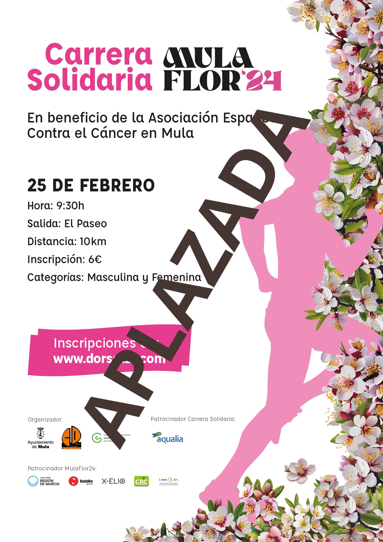 DEPORTES| Aplazada la Carrera Solidaria MulaFlor24