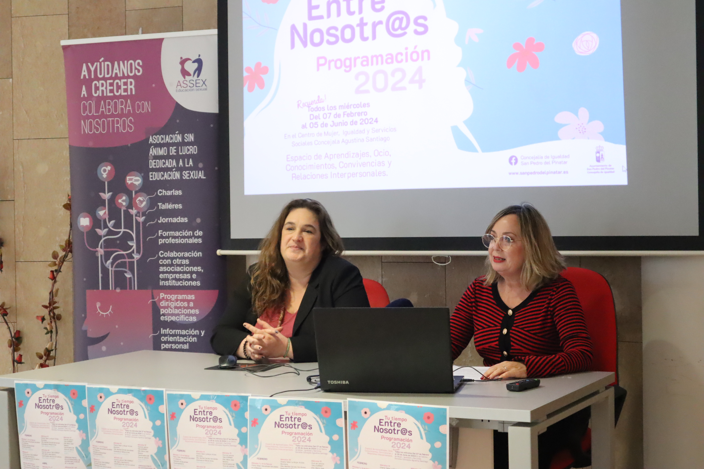 El programa “Entre nosotr@s” incluye charlas y talleres sobre salud física y emocional, sexualidad y arte