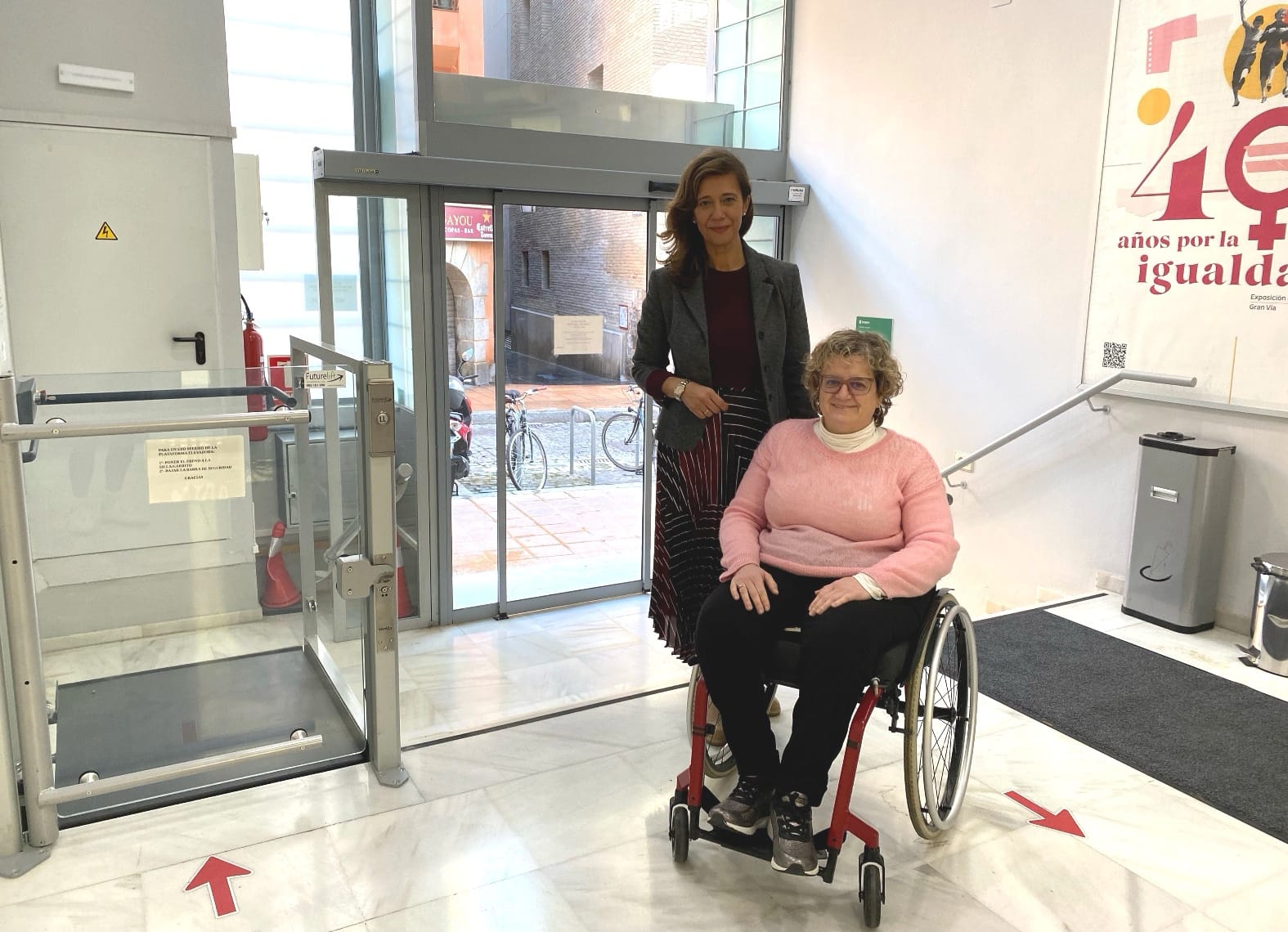 La Casa de la Mujer estrena una nueva entrada más accesible. Noticia. Ayuntamiento de Zaragoza