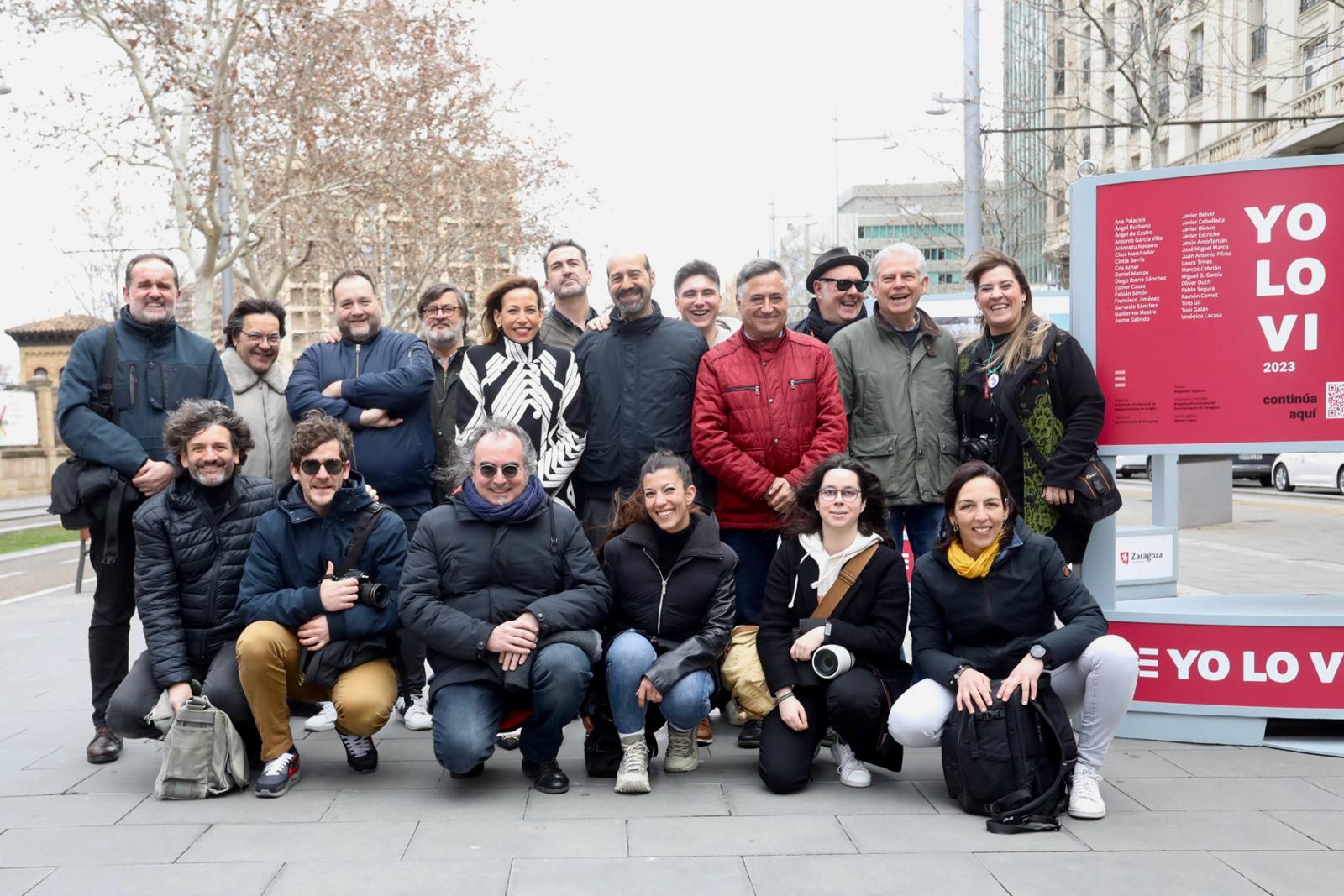 La Gran Vía Santiago Ramón y Cajal acoge 'YoLoVi2023' una exposición de imágenes capturadas por los fotoperiodistas aragoneses en el pasado año. Noticia. Ayuntamiento de Zaragoza